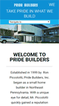 Mobile Screenshot of pridebuildersinc.com
